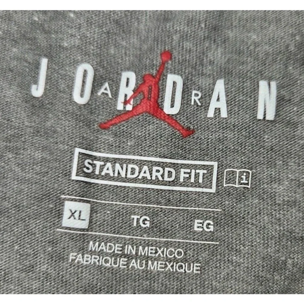 Lot of 5 Air Jordan T Shirts Mens 2 Large 3 XL Graphic Jumpman Short Sleeve